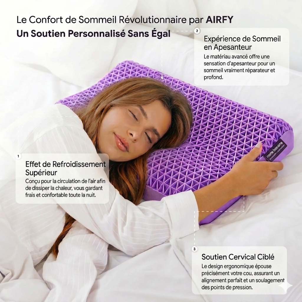 Oreiller Airfy premium